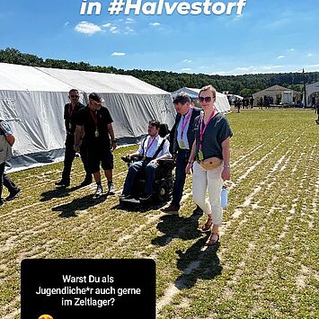 Heute war ich mit meinen Landtagskollegen Uli Watermann und Constantin Grosch zu Besuch beim Landesjugendzeltlager. Das...